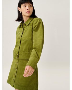 OMNES Millie Cord Jacket - Green