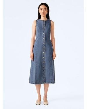 OMNES Carter Dress - Blue