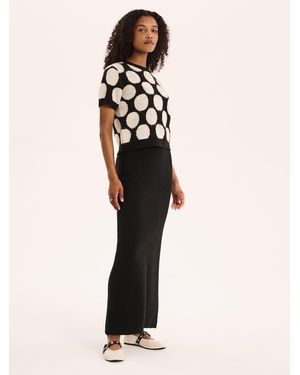 OMNES Queenie Knitted Skirt - Natural