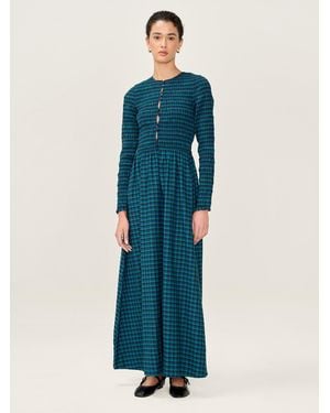 OMNES Mina Dress - Blue