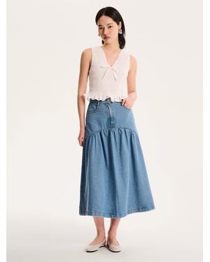 OMNES Ellie-May Skirt - Blue