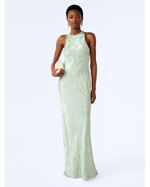 OMNES Jai Jacquard Bridesmaid Dress - Green