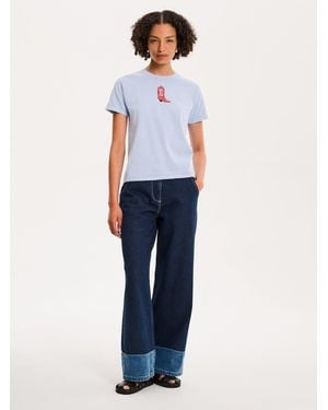 OMNES Boot Baby T-Shirt - Blue