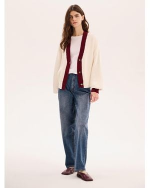 OMNES Hopper Cotton Cardigan - White