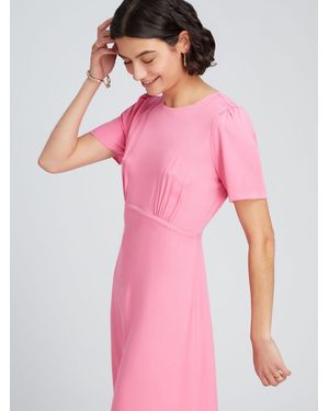 OMNES Adelaide Midi Tea Dress - Pink