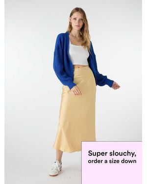 OMNES Hopper Oversized Cardigan - Blue