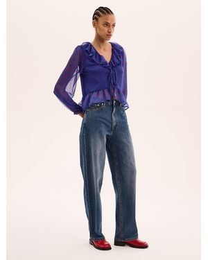 OMNES Greta Dad Jean - Blue