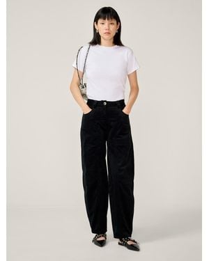 OMNES Kai Cord Trouser - White