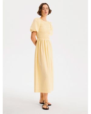 OMNES Terri Midi Dress - White