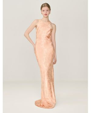 OMNES Jai Jacquard Bridesmaid Dress - Natural