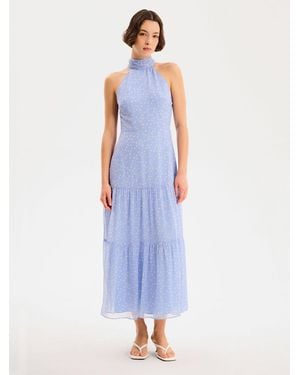 OMNES Romeo Dress - Blue