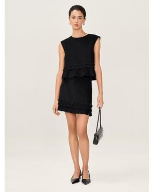 OMNES Prudie Cord Skirt - Natural