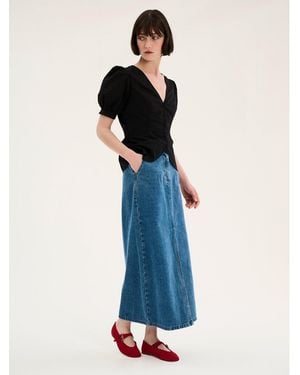 OMNES Paighton Blouse - Blue