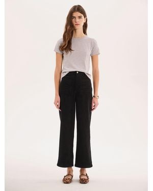 OMNES Orielle Cropped Cord Trouser - Multicolour