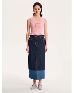 OMNES Chicago Skirt - Blue