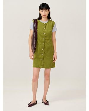 OMNES Bunni Cord Dress - Green