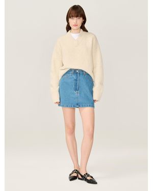 OMNES Ottie Bow Skirt - Blue