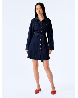 OMNES Vera Dress - Blue