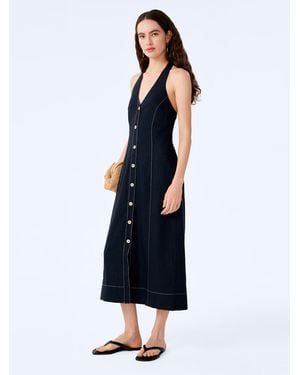 OMNES Octavia Dress - Blue