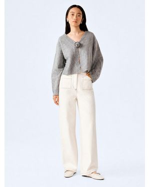 OMNES Dylan Cardigan - White