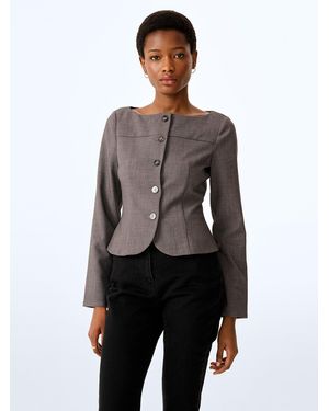 OMNES Andie Blouse - Grey