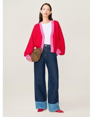 OMNES Hopper Cardigan - Red