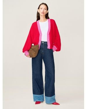 OMNES Hopper Cardigan - Red