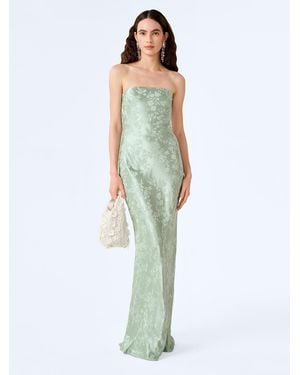 OMNES Amdra Jacquard Dress - Green