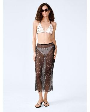 OMNES Sumba Mesh Skirt - White