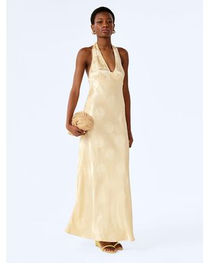OMNES Teo Maxi Bridesmaid Dress - Natural