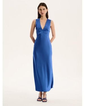 OMNES Nova Tie Back Dress - Blue