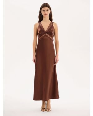 OMNES Aurelia Dress - Brown