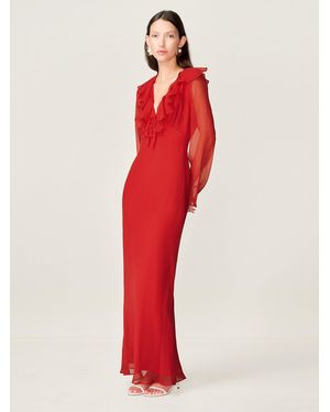 OMNES Yvette Dress - Red