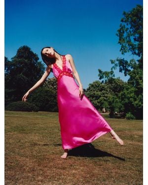 OMNES Aurelia Dress - Pink