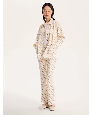 OMNES Magnus All Over Rose Jacket - Natural
