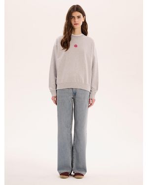 OMNES Raspberry Sweatshirt - Natural