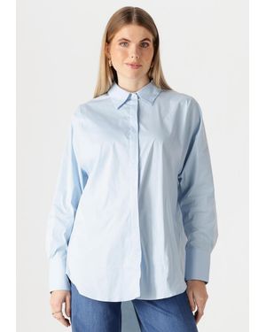 Mos Mosh Damen Blusen Enola Shirt - Blau