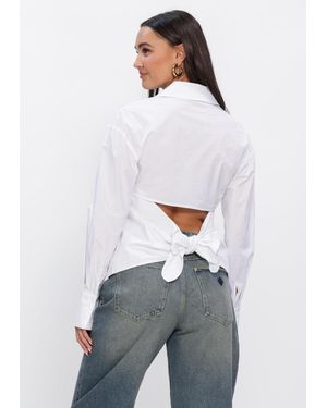 Modström Damen Blusen Thememd Shirt - Weiß