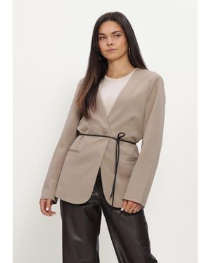 Ydence Damen Blazers Blazer Lexie - Natur