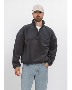 Chasin' Herren Pullover & Cardigans Ridge Half Zip - Grau