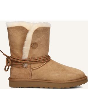 UGG Damen Stiefel W Bailey Tie - Braun