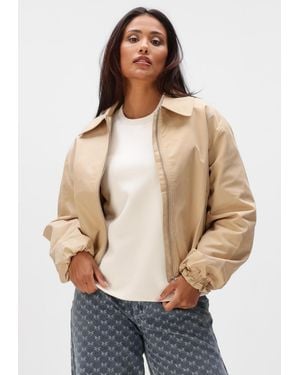 Minus Damen Jacken Mimaddie Jacket - Natur