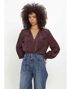 Silvian Heach Damen Blusen Blouse Orinta - Lila