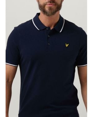Lyle & Scott Polo-Shirt Tipped Polo Shirt Herren - Blau