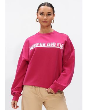 Harper & Yve Damen Pullover & Cardigans Lex-Sw - Pink