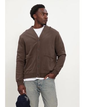 Anerkjendt Herren Pullover & Cardigans Aksinus V Sweat Cardigan - Braun