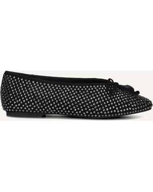 Kurt Geiger Damen Ballerinas Sloane Eagle Ballerina - Schwarz