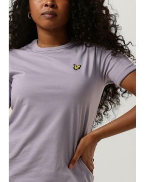 Lyle & Scott Minikleid T-Shirt Dress Damen - Lila