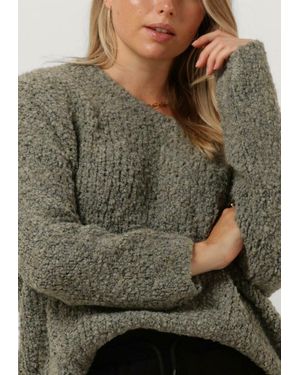 Simplee Pullover Knit-Bocc-23-1 Sweater Damen - Grau