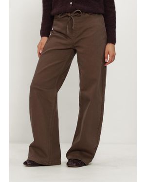 Modström Damen Hosen Isoldemd Dye Pants - Braun